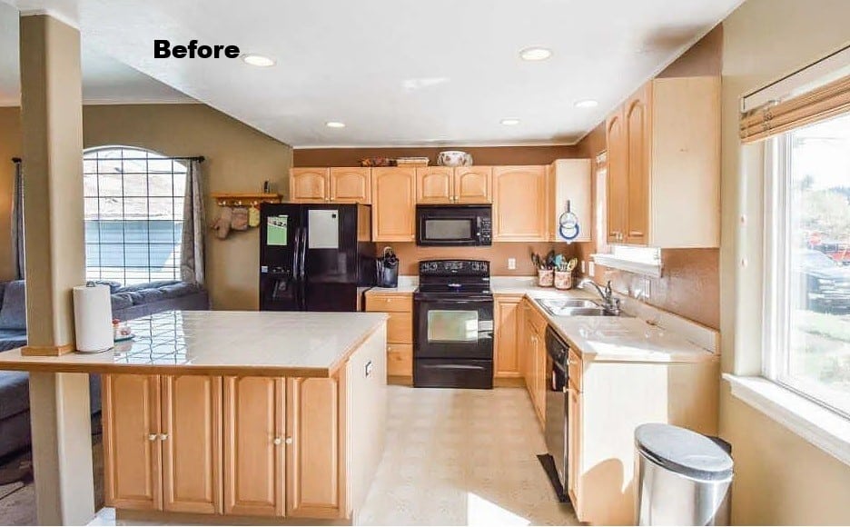 Kitchen remodel before picture